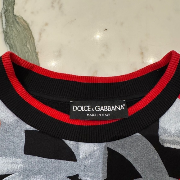 Dolce & Gabbana Sweater,  Size Mens Large, Gently used, Black, Red and Grey - Picture 2 of 2